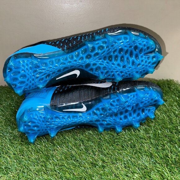 Nike Alpha Menace Elite 2 Carolina Panthers PE Football Cleats 9.5 BV2077-001